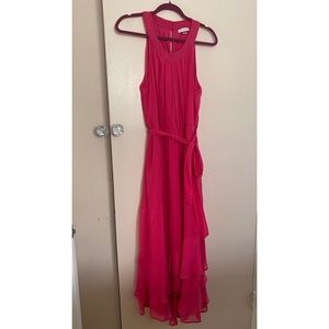 Barbie pink formal maxi dress